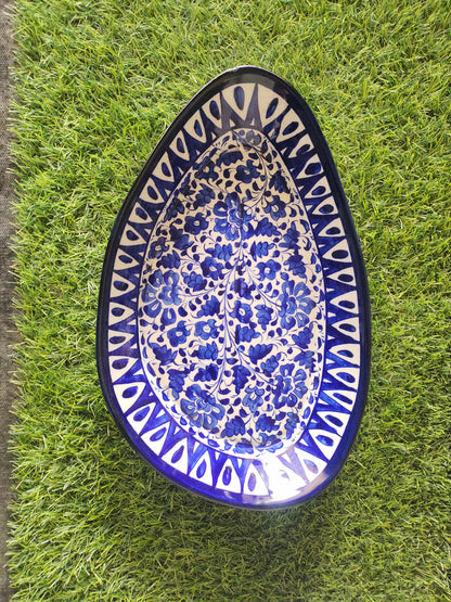 Ceramic Handmade Rice Platter | Size 14 inch