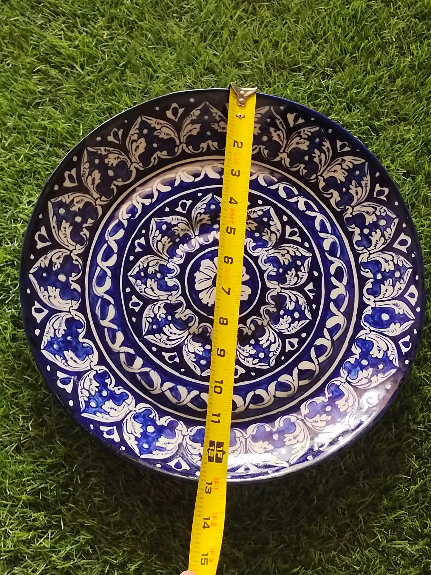 Ceramic Handmade Rice Thaal Platter Large Size