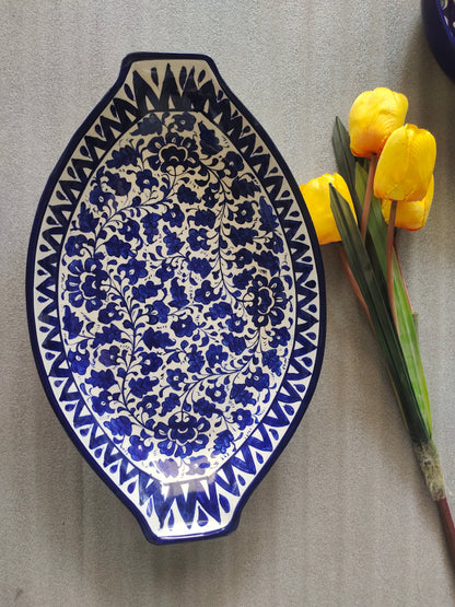 Ceramic Rice Dish Platter | Serena Design | Size 16 inch