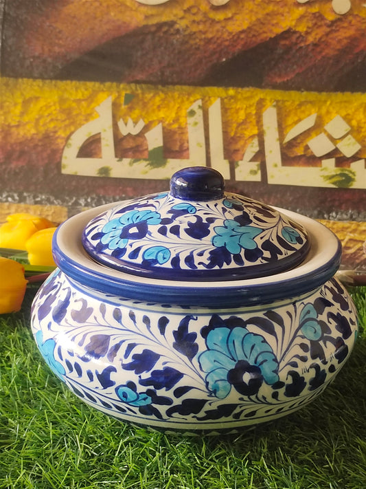 Blue Pottery Handmade Ceramic Handi | Multani Design